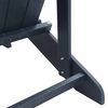 vidaXL Adirondack-stol Marinebl&aring; 82 x 74 x 92 cm HDPE