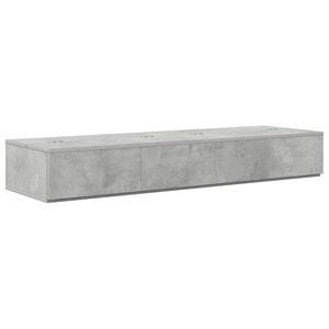 vidaXL Studiobord Betonggr&aring; 152 x 40 x 19,5 cm Konstruert tre