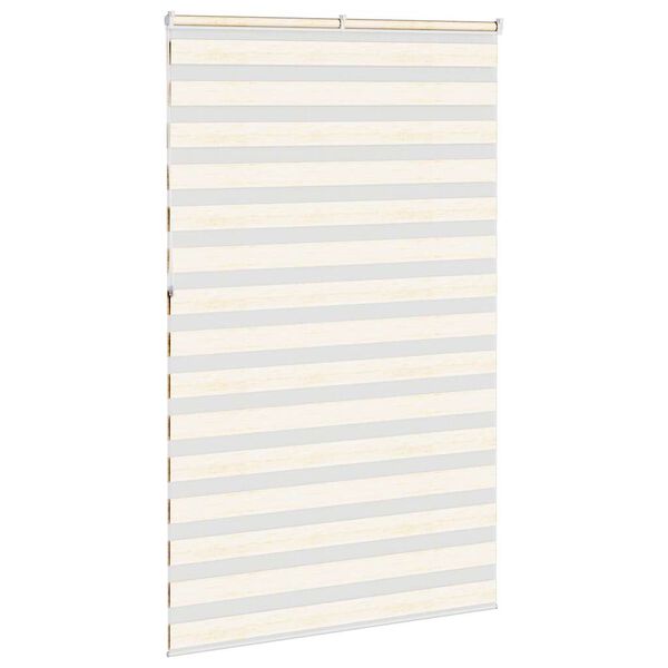 vidaXL Sebragardin marmor beige stoff bredde 135,9 cm polyester
