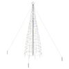 vidaXL LED Juletre med Bakkepler med 800 LED Flerfarget 400 cm Jern