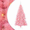 vidaXL Juletre med LED-lys Rosa 180 cm PVC og st&aring;l