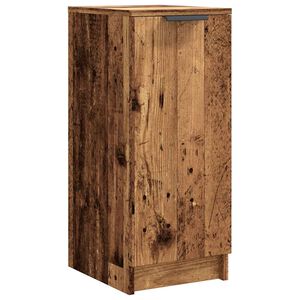 vidaXL Skoskap gammelt tre 29,5x35x70 cm konstruert tre