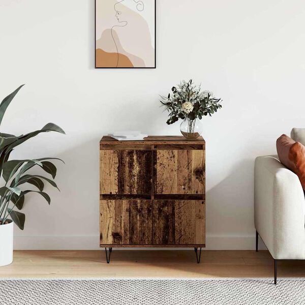 vidaXL Serviesskap Gammelt tre 60 x 35 x 70 cm