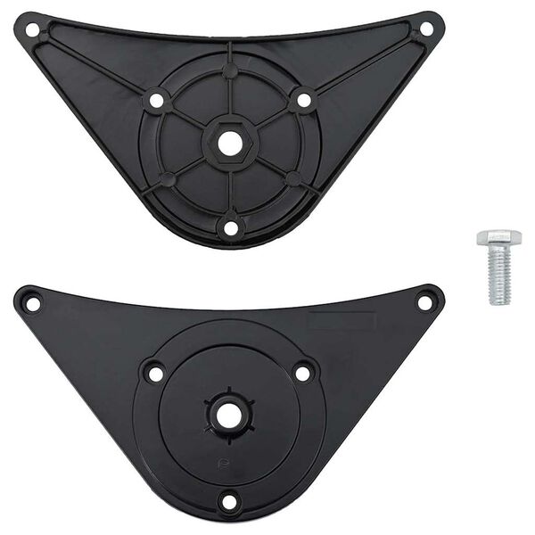 4 Height justerbare Bordben Sort 1100 mm