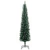 vidaXL Kunstig slankt juletre 300 LED 180 cm