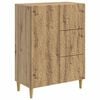 vidaXL Serviesskap Artisan eik 66 x 34,5 x 90 cm Konstruert tre