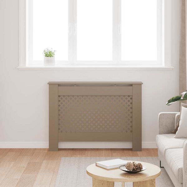 vidaXL Radiatordeksel 112x19x81,5 cm MDF