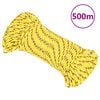 vidaXL B&aring;ttau gul 3 mm 500 m polypropylen