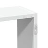 vidaXL Vegghylle hvit 159x18x66 cm konstruert tre