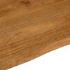 vidaXL Bordplate 90x80x2,5 cm naturlig kant heltre mango