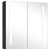 vidaXL LED-speilskap til bad 62x14x60 cm