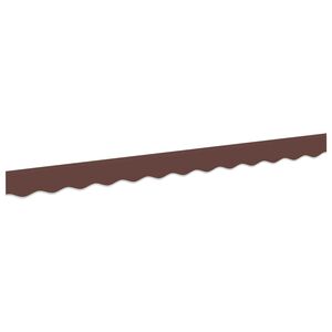 vidaXL Markisekant erstatning Brun Stripe 230 x 20 cm Polyester