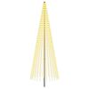 vidaXL LED juletre 385 cm 1148 LED-lys Varmhvit Jern Svart