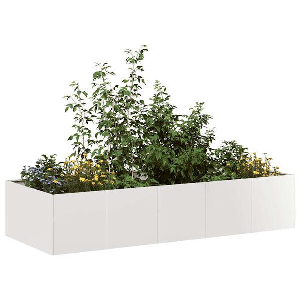 vidaXL Plantekasse 200x80x40 cm rustfritt st&aring;l