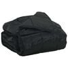 vidaXL Sommerdyne Svart 200 x 220 cm Sateng og mikrofiber