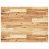 vidaXL Bordplate ubehandlet 80x60x4 cm heltre akasie