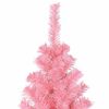 vidaXL Juletre med 300 LED med stativ Rosa 180 cm PVC