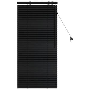 vidaXL Venetiansk persienne Svart 60 x 130 cm 35 mm