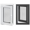 vidaXL Tilt & Turn Kjeller Vindu RISOR 60 x 100 cm PVC og glass