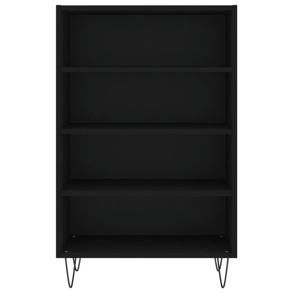 vidaXL Highboard svart 57x35x90 cm konstruert tre