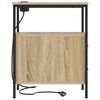 vidaXL Nattbordskap Sonoma eik 30 x 48 x 61 cm Konstruert tre