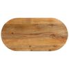 vidaXL Bordplate 140x50x3,8 cm oval heltre mango