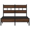 vidaXL Sengeramme uten madrass brun eik 120x200 cm konstruert tre