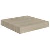 vidaXL Flytende vegghyller 2 stk eik 23x23,5x3,8 cm MDF