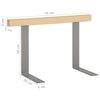 vidaXL Ryggstøtter for pallesofa 2 stk 110/70 cm heltre furu