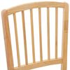 vidaXL Spisestoler 2 pcs Naturlig 50 x 52,5 x 91 cm Solid Gummitre