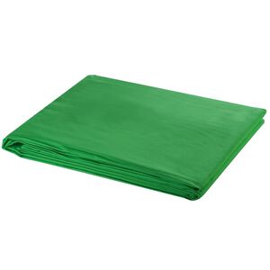 vidaXL Bakteppe bomull uten stativ gr&oslash;nn 300x300 cm chroma key