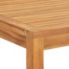 vidaXL Hagespisegruppe 5 deler heltre teak