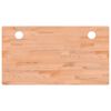 vidaXL Bordplate 110x60x2,5 cm heltre b&oslash;k