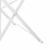 vidaXL Hage Folding Stol 2 pcs Hvit 42 x 46 x 82cm Metall
