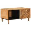 vidaXL Kaffebord Brun 80 x 50 x 40 cm Massiv mango tre