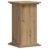 vidaXL Planteholder Eik 33 x 33 x 60 cm Konstruert tre