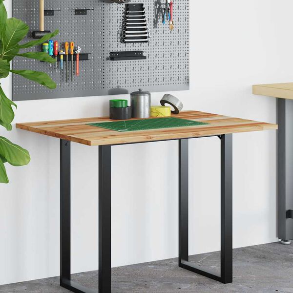 vidaXL Bordplate ubehandlet 120x70x2 cm heltre akasie