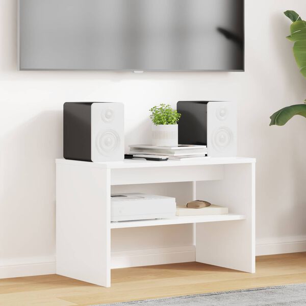 vidaXL TV-skap Hvit 60 x 35 x 40 cm Konstruert tre