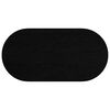 vidaXL Bordplate m&oslash;rkebrun 100x50x4 cm oval heltre eik