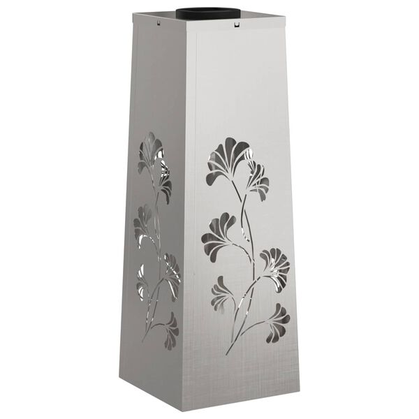 vidaXL Solenergi LED stibelys 2 pcs Rustfritt St&aring;l Rustfritt St&aring;l