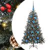 vidaXL Kunstig juletre med 150 LED gr&oslash;nn 120 cm PVC og plast og st&aring;l