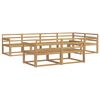 vidaXL Utend&oslash;rs sofa-sett 8 pcs Hvit 327 x 168,5 x 73 cm