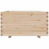 vidaXL Plantekasse 90x90x49,5 cm heltre furu
