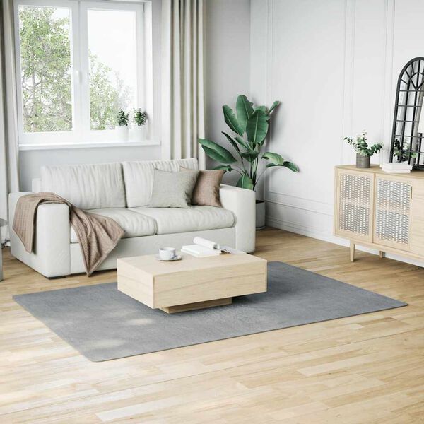 vidaXL Vaskbart teppe mykt kort lugg 160x230 cm sklisikkert grå