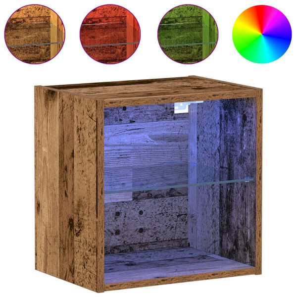 vidaXL Flytende hylle 2 pcs Brun 40 x 28,5 x 40 cm Konstruert tre