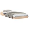 vidaXL Sengestamme Naturlig 100 x 220 cm Massiv furu