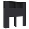 vidaXL Sengegavlskap svart 100x18,5x102,5 cm