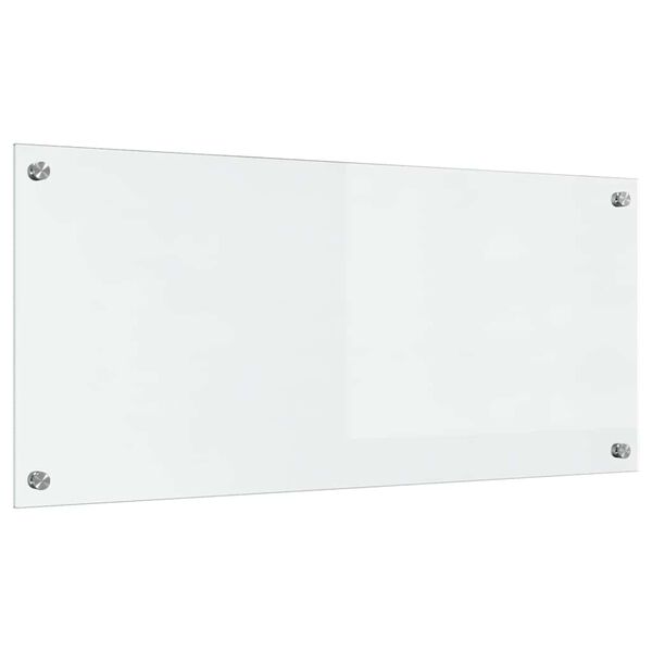 vidaXL Kjøkkenbakplate Gjennomsiktig 90 x 40 x 0,8 cm herdet glass