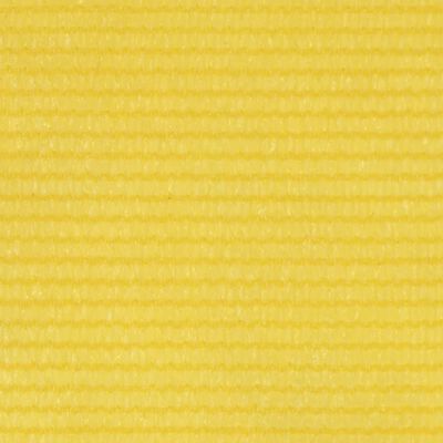 vidaXL Balkongskjerm gul 120x600 cm HDPE