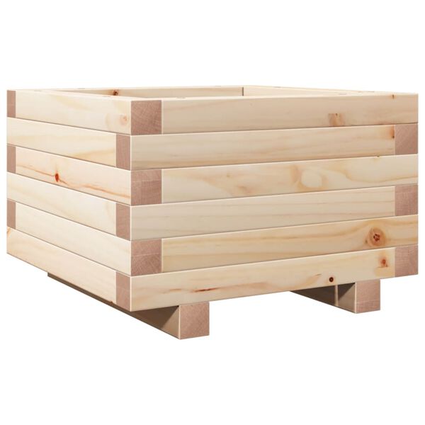 vidaXL Plantekasse 40x40x26,5 cm heltre furu